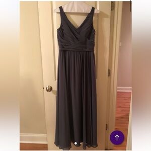 Alfred Angelo Elegant Sleeveless Gray Dress size 4